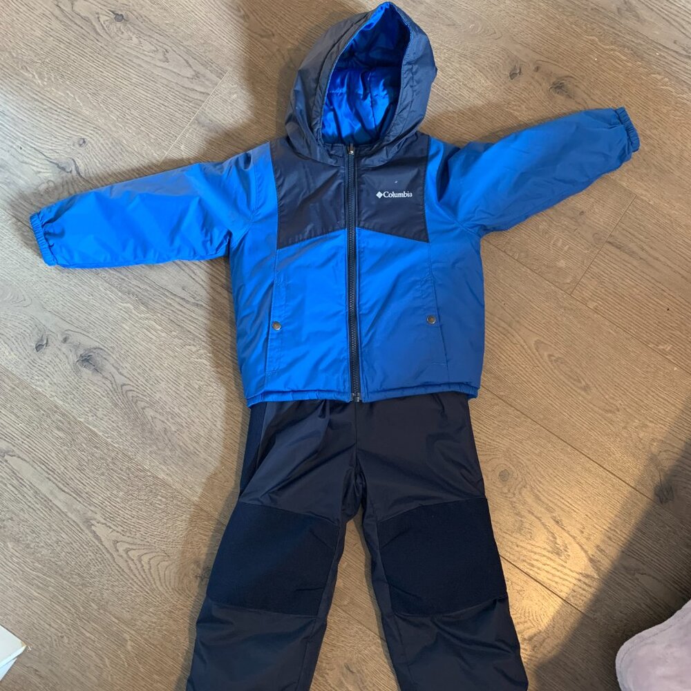 Toddler Double Flake™ Snow Set size 4 (ski pants and reversible jacket)